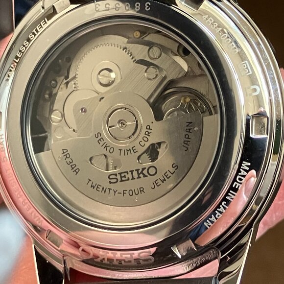 Seiko Presage Automatic Watch With Leather Strap - Picture 4 of 6